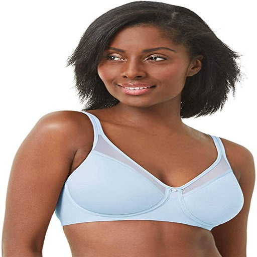 Bali One Smooth U Ultra Light Wirefree Bra () Blue Whimsy, DF3440 - My Discontinued Bra