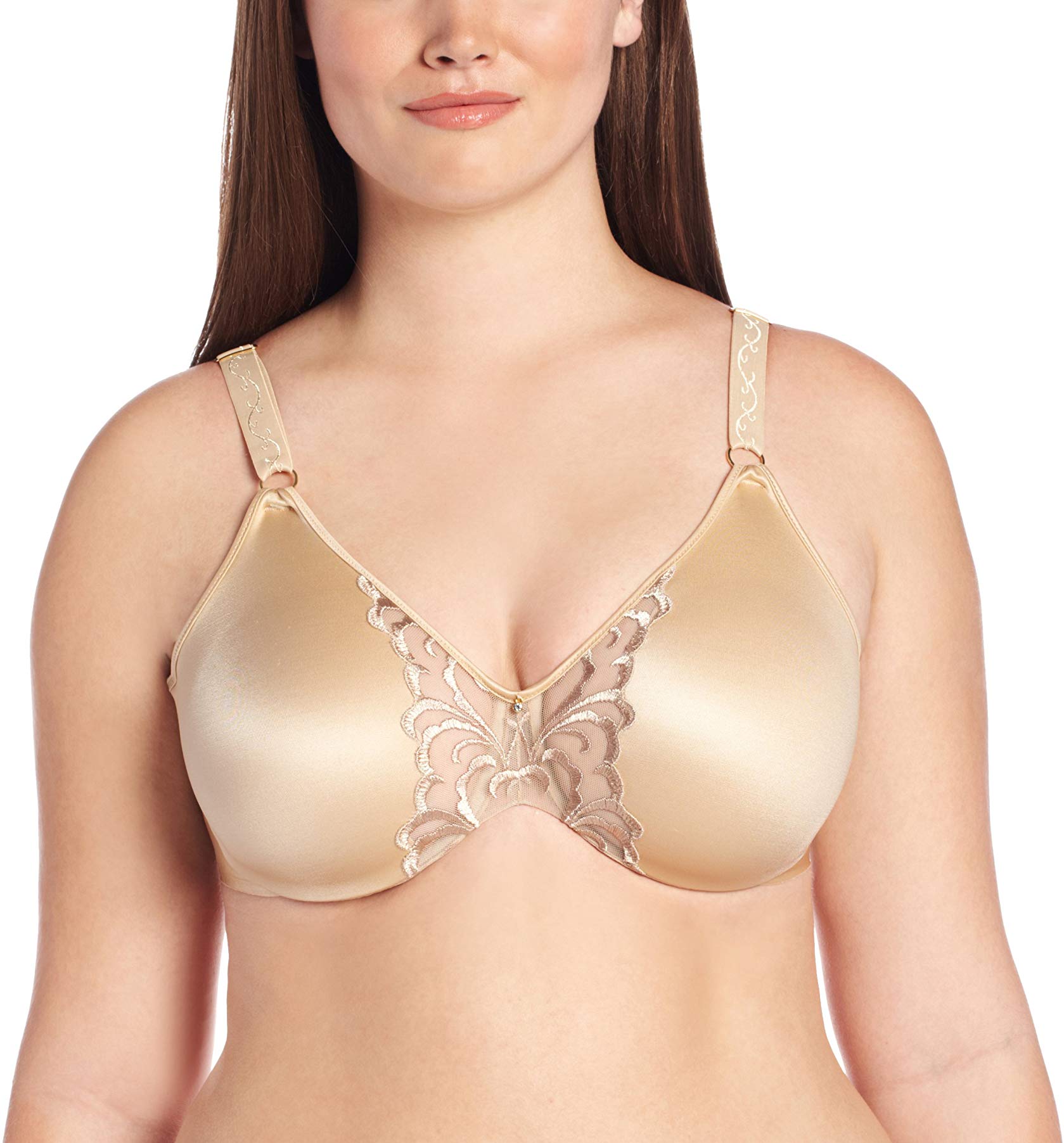 Lilyette Women’s Magnificent Beauty Minimizer Underwire Bra 0481
