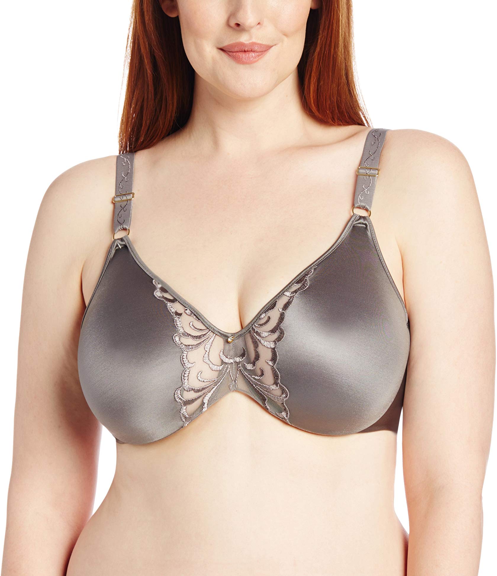 Lilyette Women’s Magnificent Beauty Minimizer Underwire Bra 0481