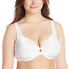 Lilyette Women’s Embellished Keyhole Minimizer Elegant Bra-0840 White 40DD - My Discontinued Bra