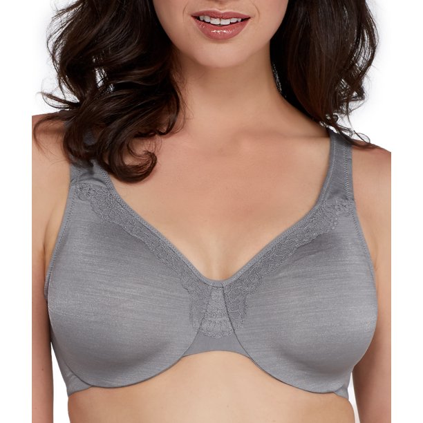 Lilyette By Bali Womens Plunge Into Comfort Keyhole Minimizer Bra 