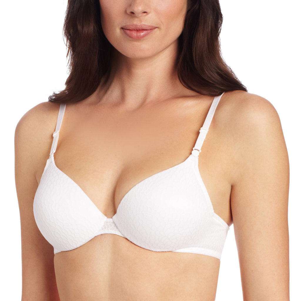 Barely There Women’s Invisible Look Pushup Jacquard Underwire Bra-4589 - My Discontinued Bra