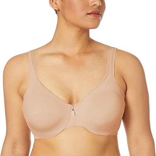 Bali One Smooth U Lace Minimizer, Underwire Full-Coverage Convertible Bra Reggiseno, Opaco, Bianco, 3C Donna