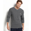 Polo Ralph Lauren Men's Long Sleeve Tipped V Neck Waffle Thermal Top P966 - My Discontinued Bra